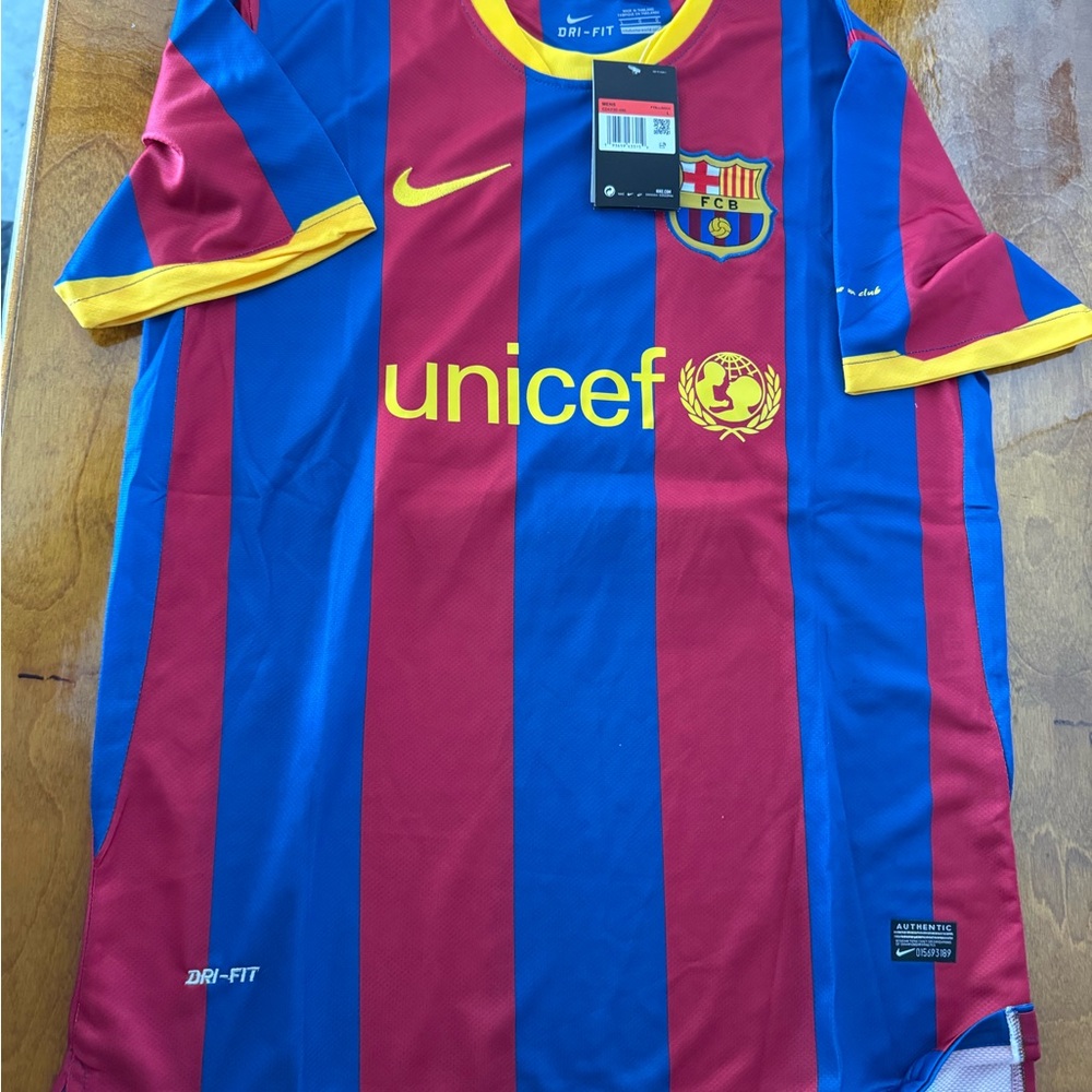 Lionel Messi Nike FC Barcelona 2008-09 Home Jersey size Large